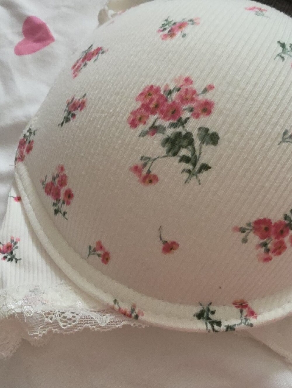 Laura Ashley Pink, Floral & Gray Bra Trio - Picture 5 of 6
